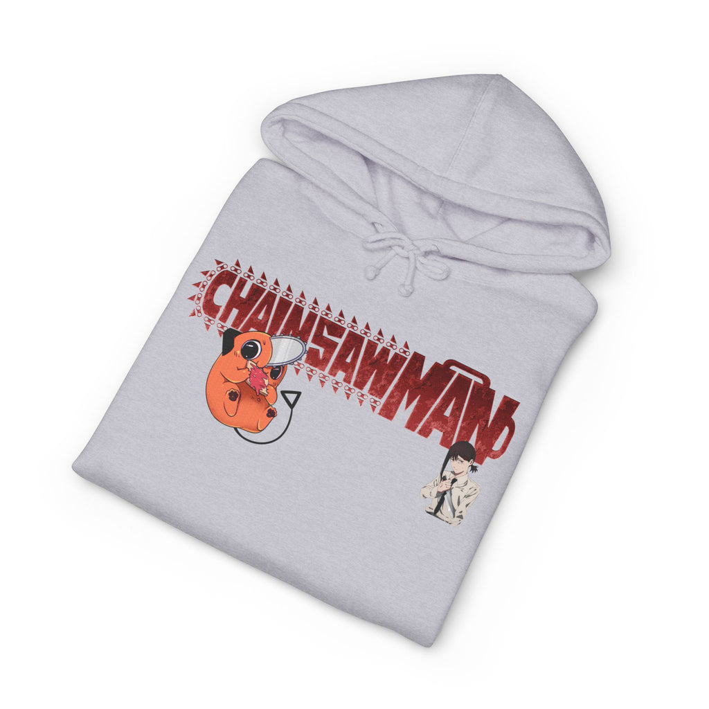 Chainsaw Man Heavyweight Hoodie, Anime Sweatshirt, Unisex Pullover, Cozy Casual Wear, Perfect for Collectors