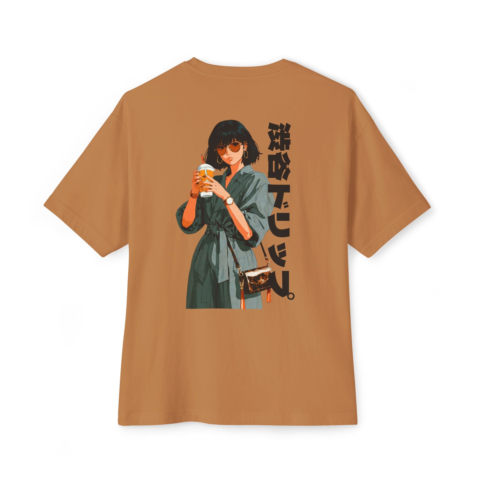 Unisex Oversized Boxy Tee Japanese Retro Anime
