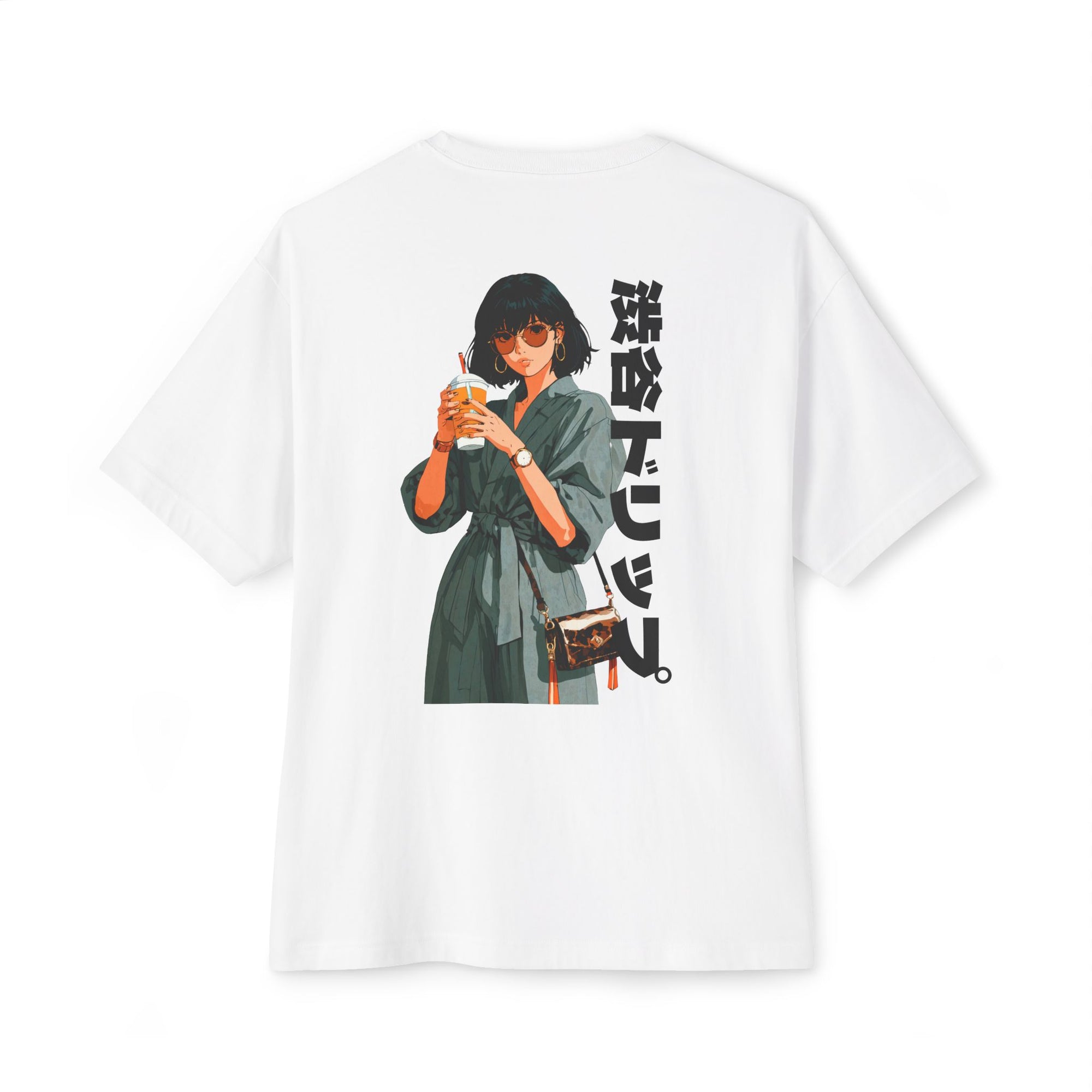 Unisex Oversized Boxy Tee Japanese Retro Anime