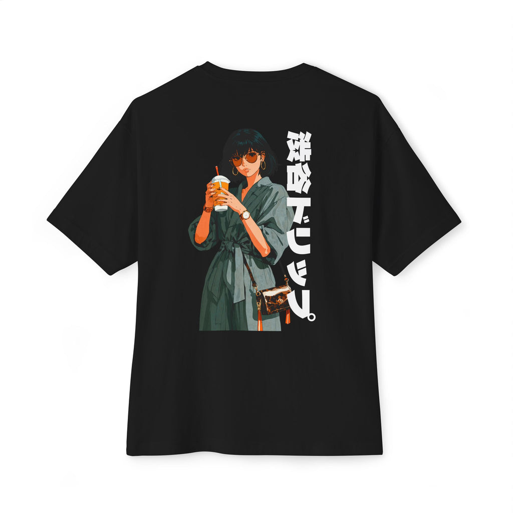 Unisex Oversized Boxy Tee Japanese Retro Anime