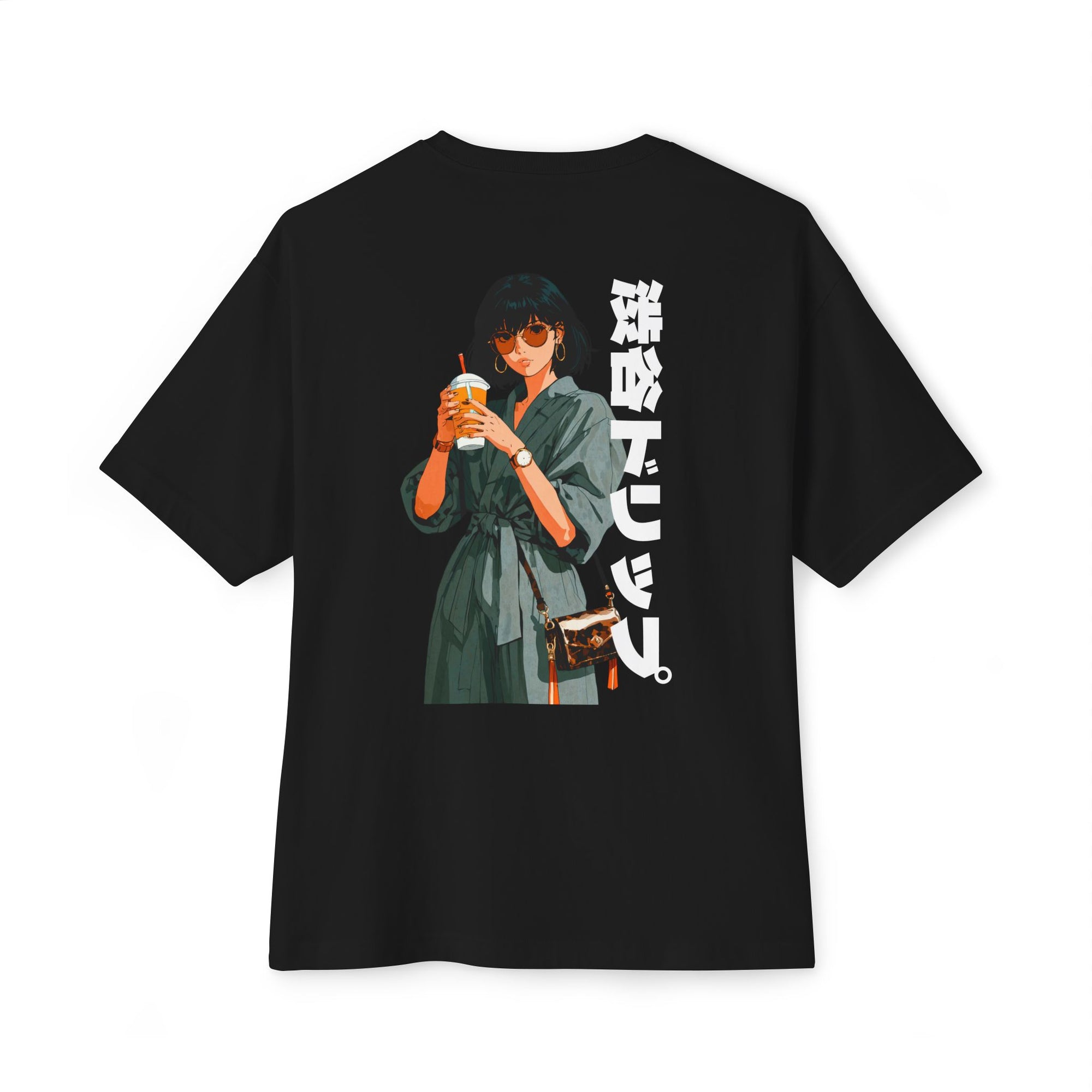 Unisex Oversized Boxy Tee Japanese Retro Anime