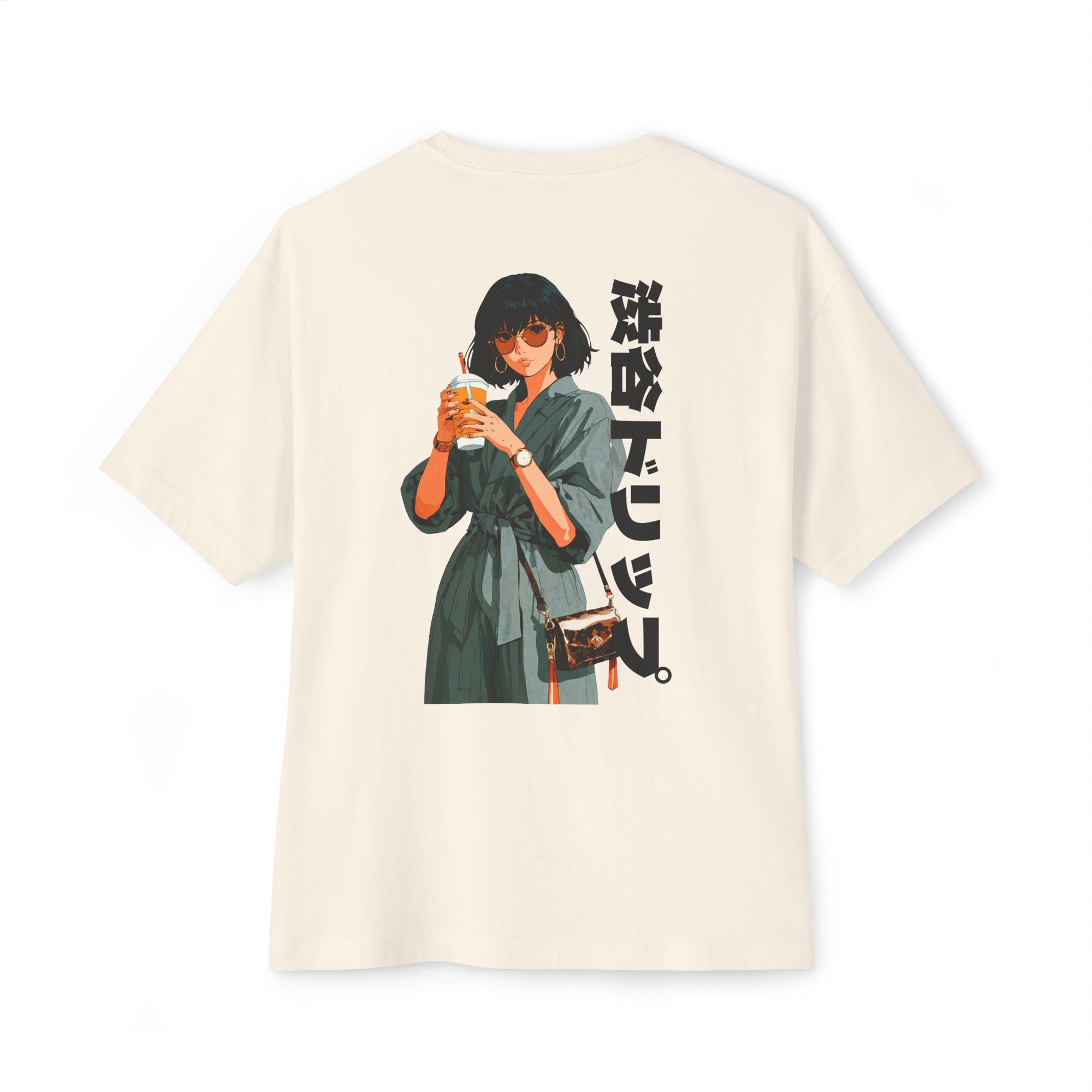 Unisex Oversized Boxy Tee Japanese Retro Anime