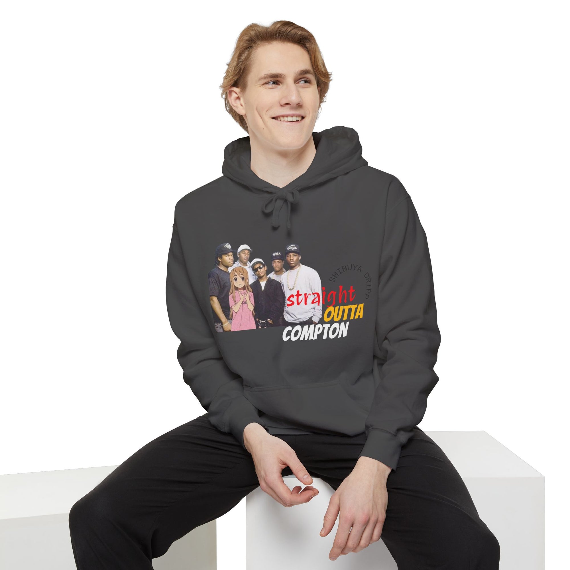 Anime X NWA Hoodie Straight Outta Compton Design Unisex