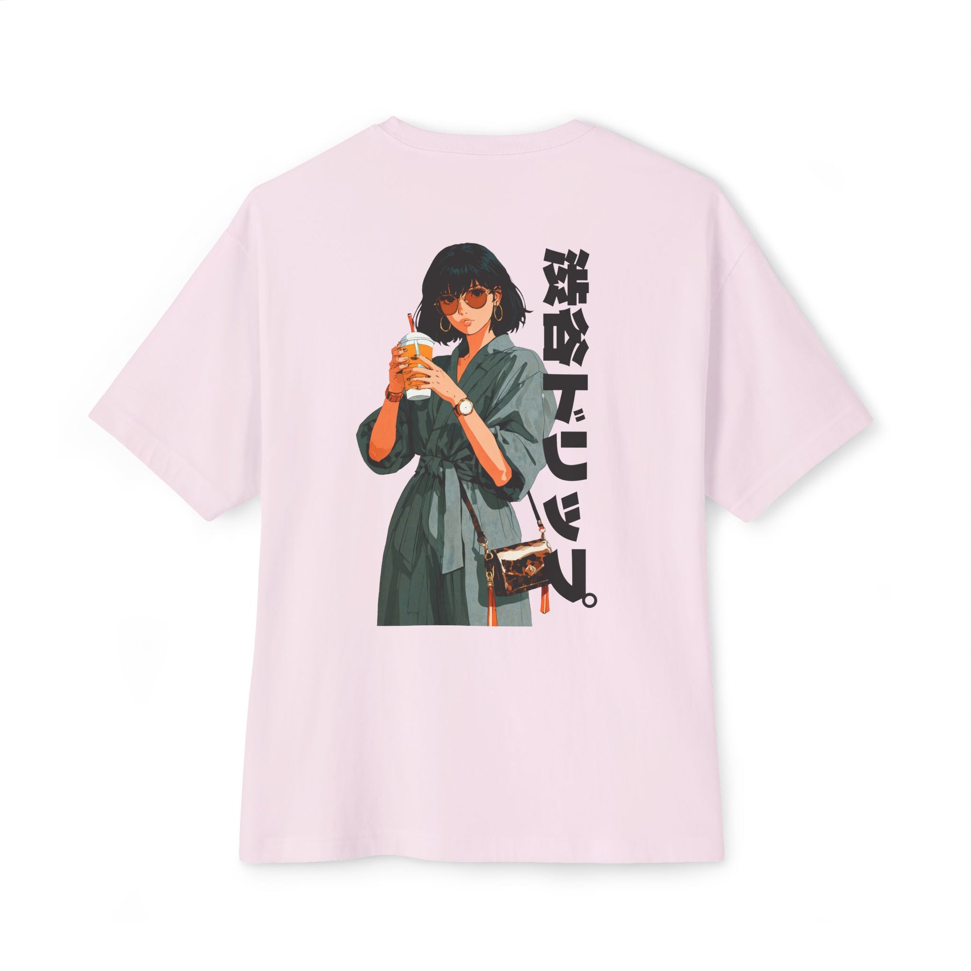 Unisex Oversized Boxy Tee Japanese Retro Anime