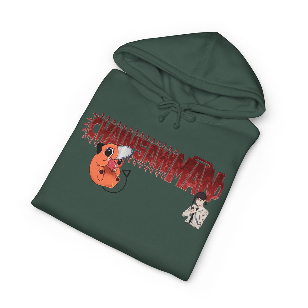 Chainsaw Man Heavyweight Hoodie, Anime Sweatshirt, Unisex Pullover, Cozy Casual Wear, Perfect for Collectors